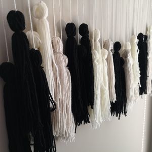 Custom made tassel garland
